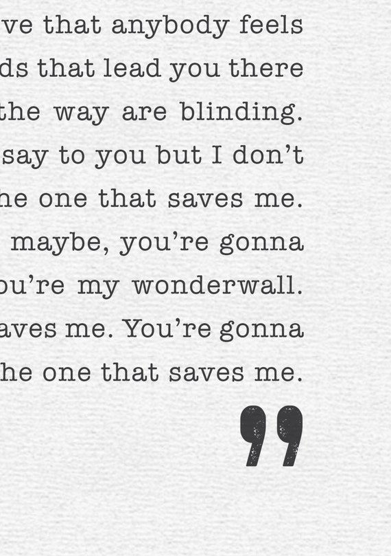 Wonderwall