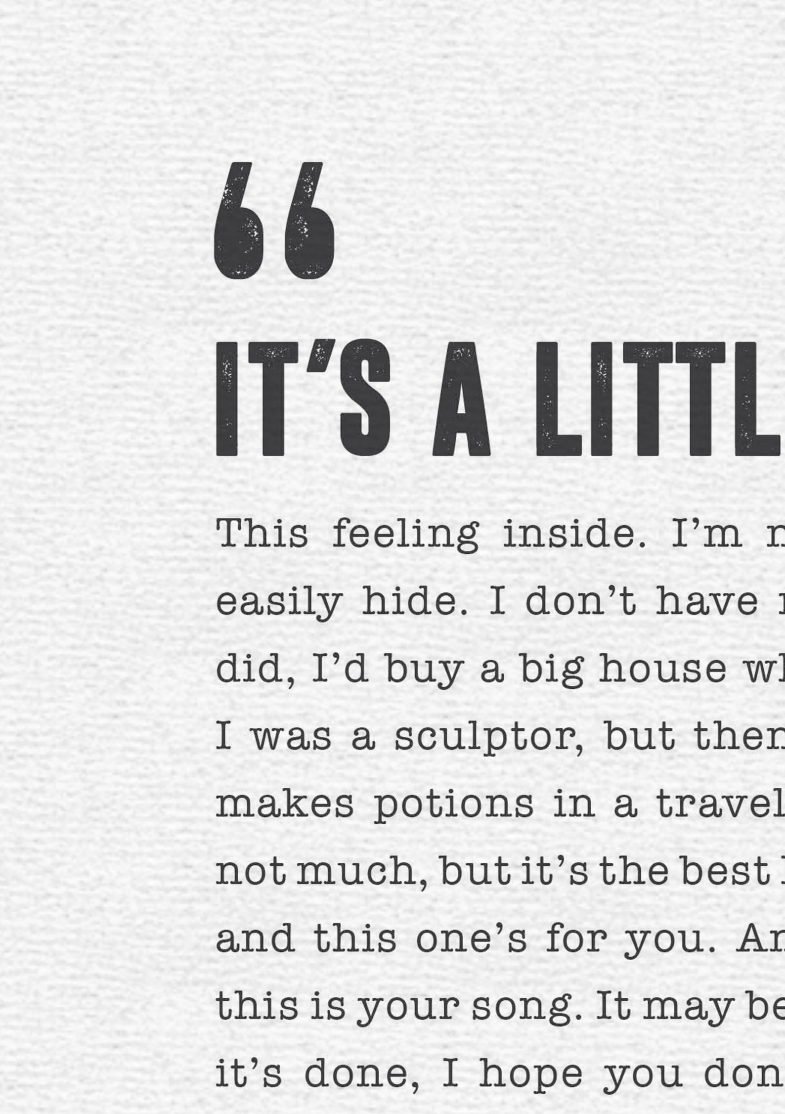 Your Song Elton John Poster Song Lyrics Print Moulin Etsy