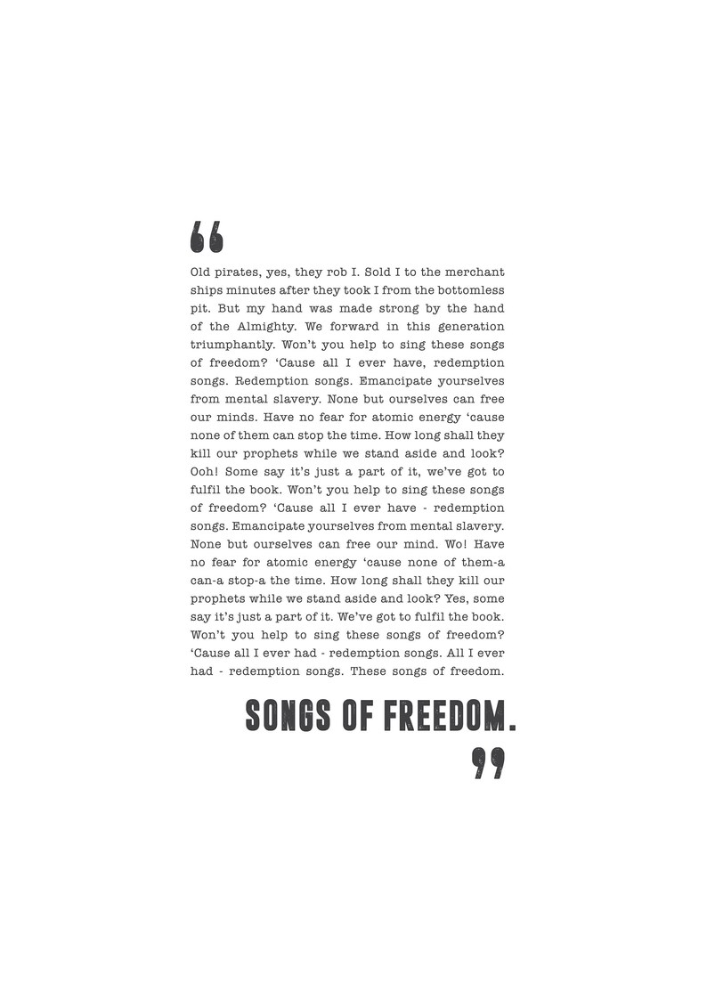 Redemption Song Lyrics