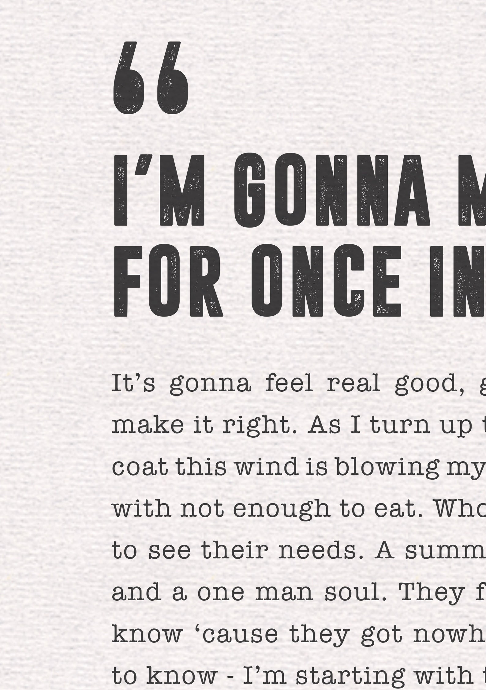 Man in the Mirror Michael Jackson Poster Song Lyrics Print Etsy