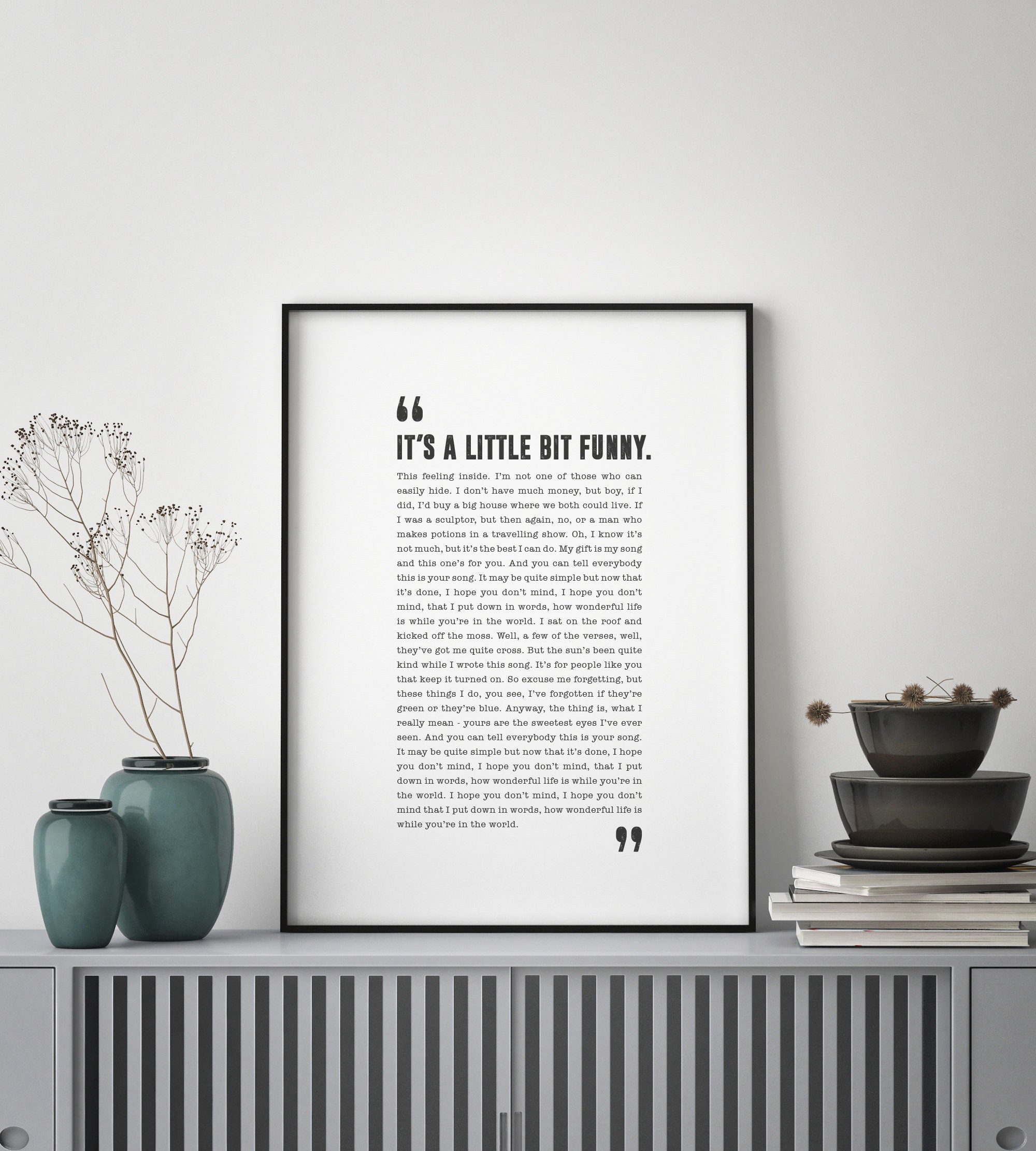 Elton John Typography Portrait in songs & lyrics tribute print – The Icons  Collection