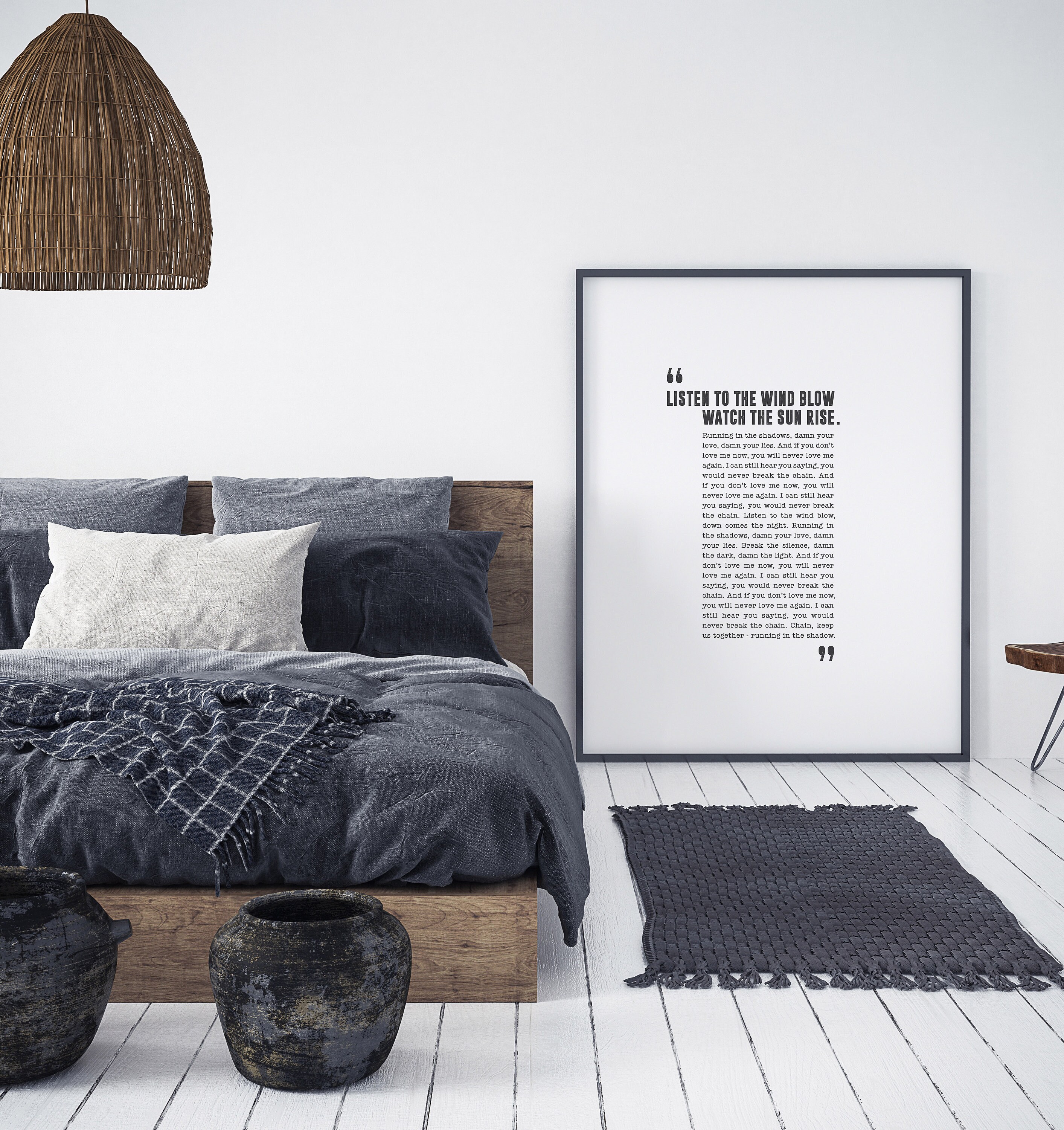 The Chain Fleetwood Mac Poster Song Lyrics Print Stevie Etsy