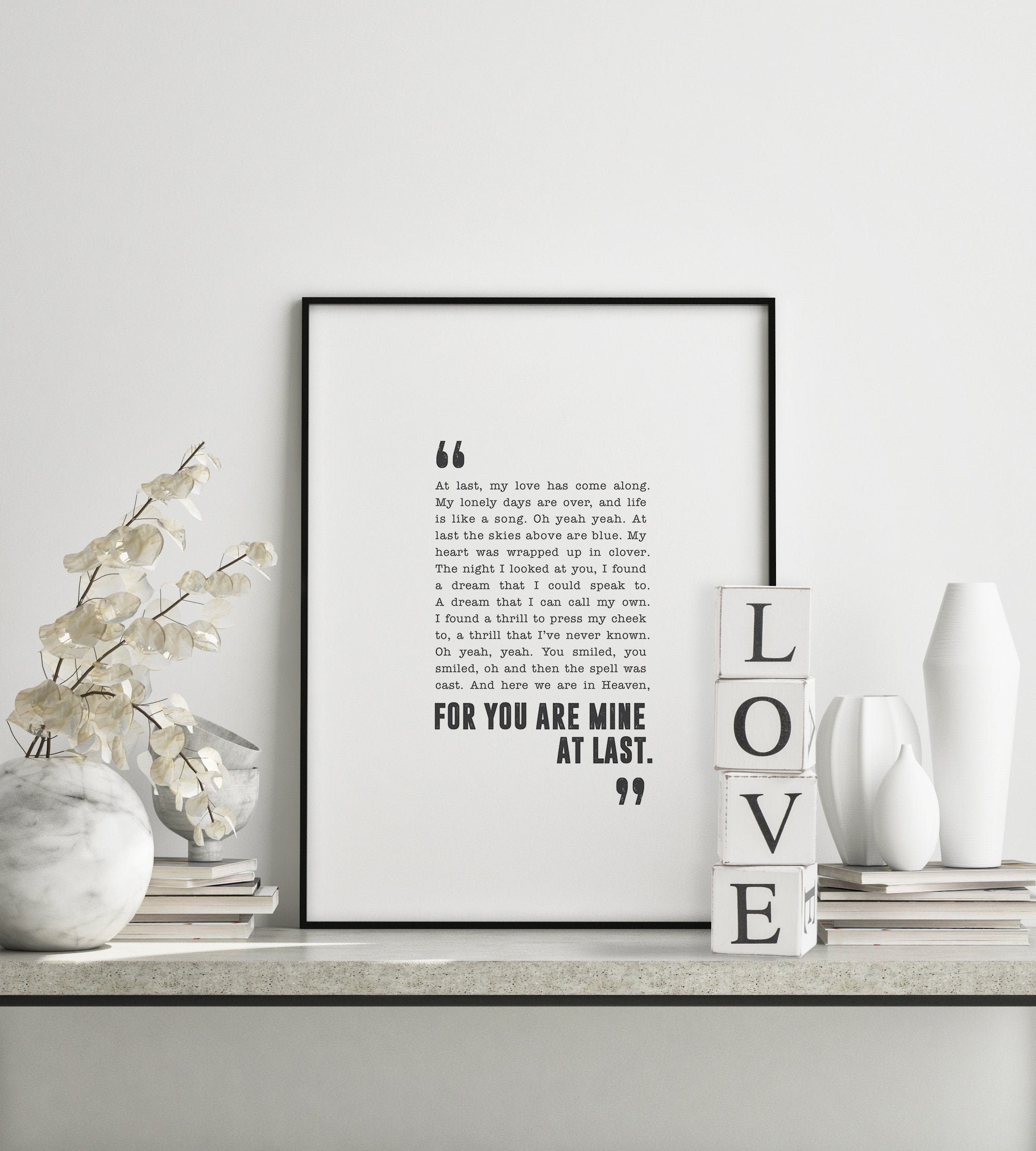 At Last Etta James Poster Song Lyrics Print Anniversary Etsy