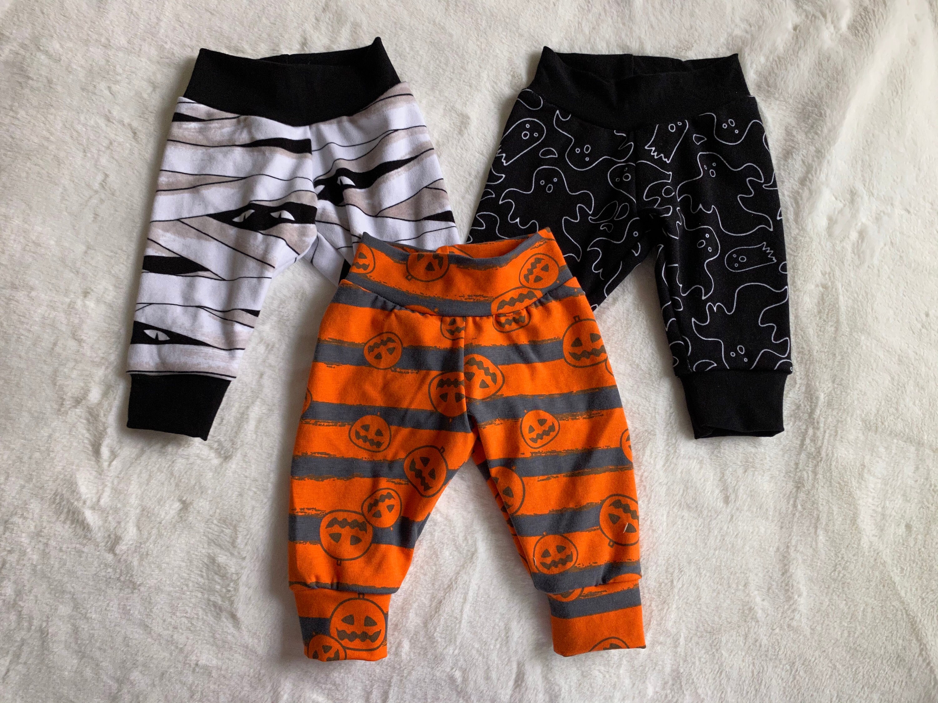 Halloween pants Halloween loungewear orange pumpkin pants Etsy
