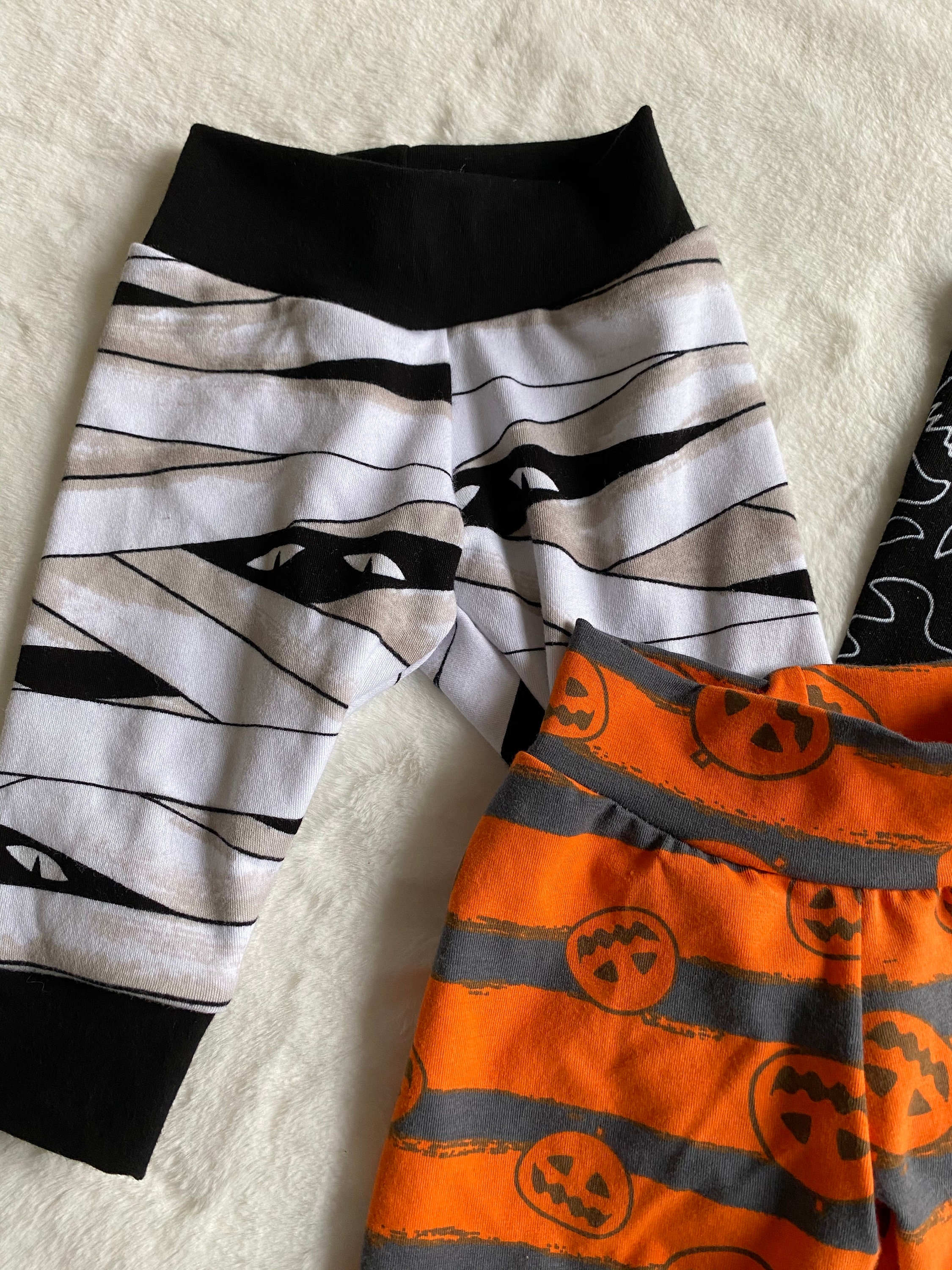 Halloween pants Halloween loungewear orange pumpkin pants Etsy