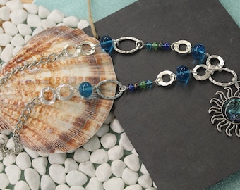 Abalone zon hanger ketting