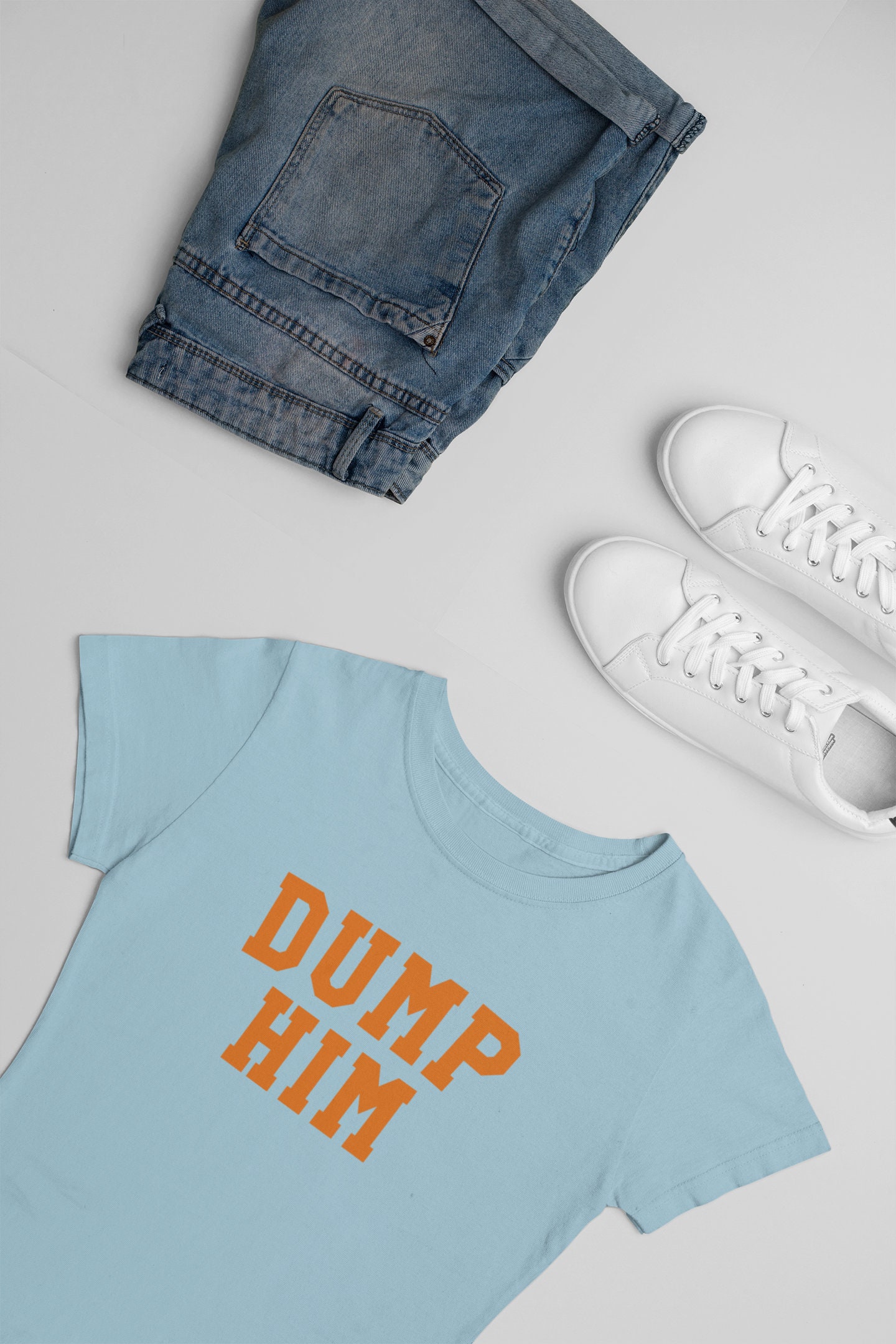 dump him shirt meme