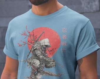 Camiseta de caligrafía japonesa ninja: Anime, manga, samurái