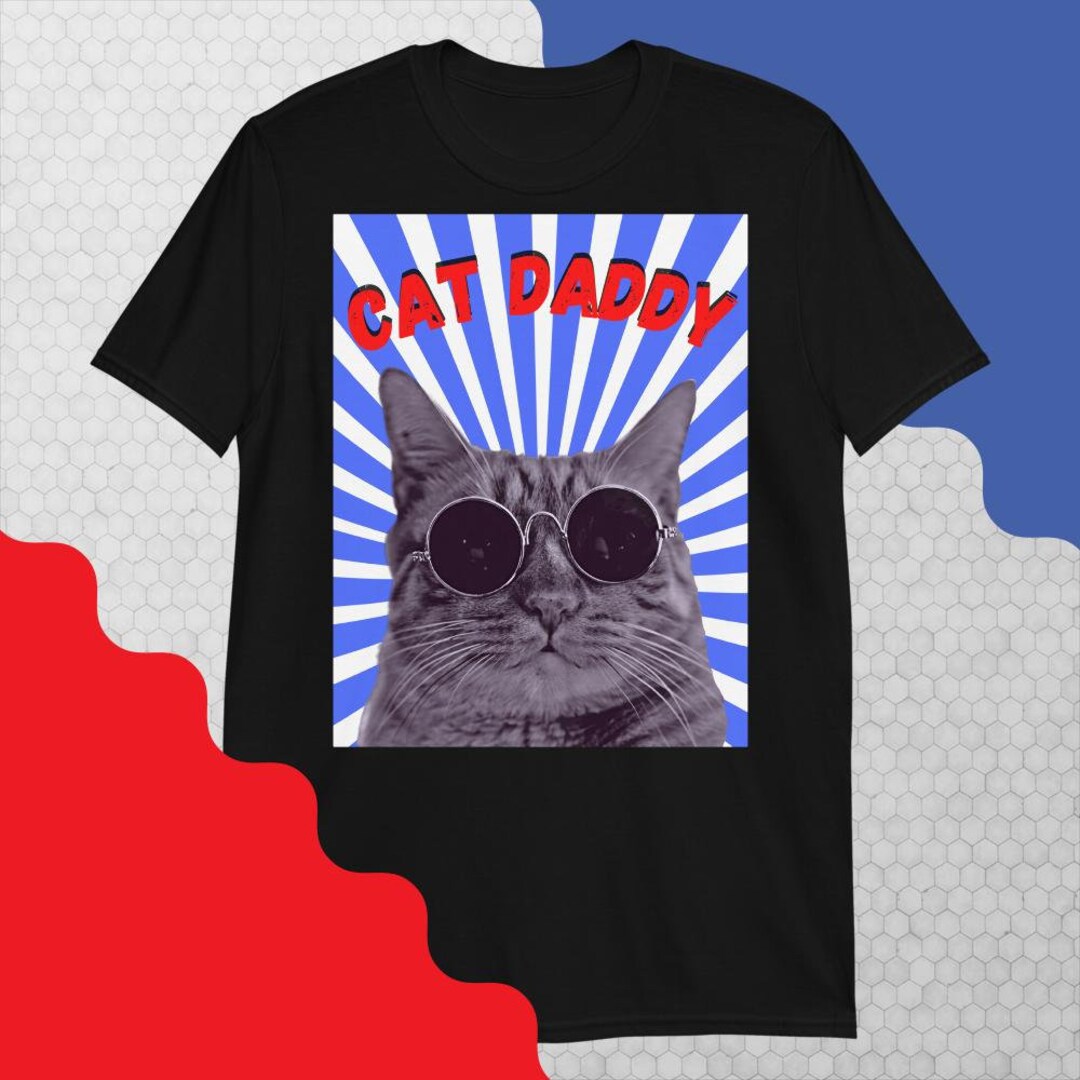 Mens Cat T Shirt, Cat Dad Shirt, Funny Cat Shirt, Gift for Cat Lovers