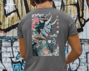 Camiseta Geisha Oni: Arte japonés, camiseta de anime y manga