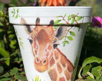 GeLive Giraffe Pot Succulent Planter Tabletop Decorative Plant Pot White Ceramic Kitty Ornament Animal Flower Pot Decor Vase Giraffe Planter GeLive Giraffe Pot Succulent Planter Tabletop Decorative Plant Pot White Ceramic Kitty Ornament Animal Flower Pot Decor Vase Giraffe Planter