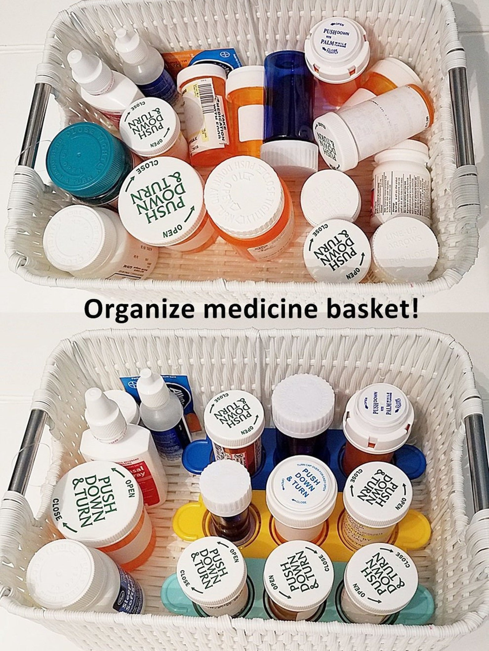 Pill Bottle Organizers / Now FREE SHIPPING / Medicine Etsy