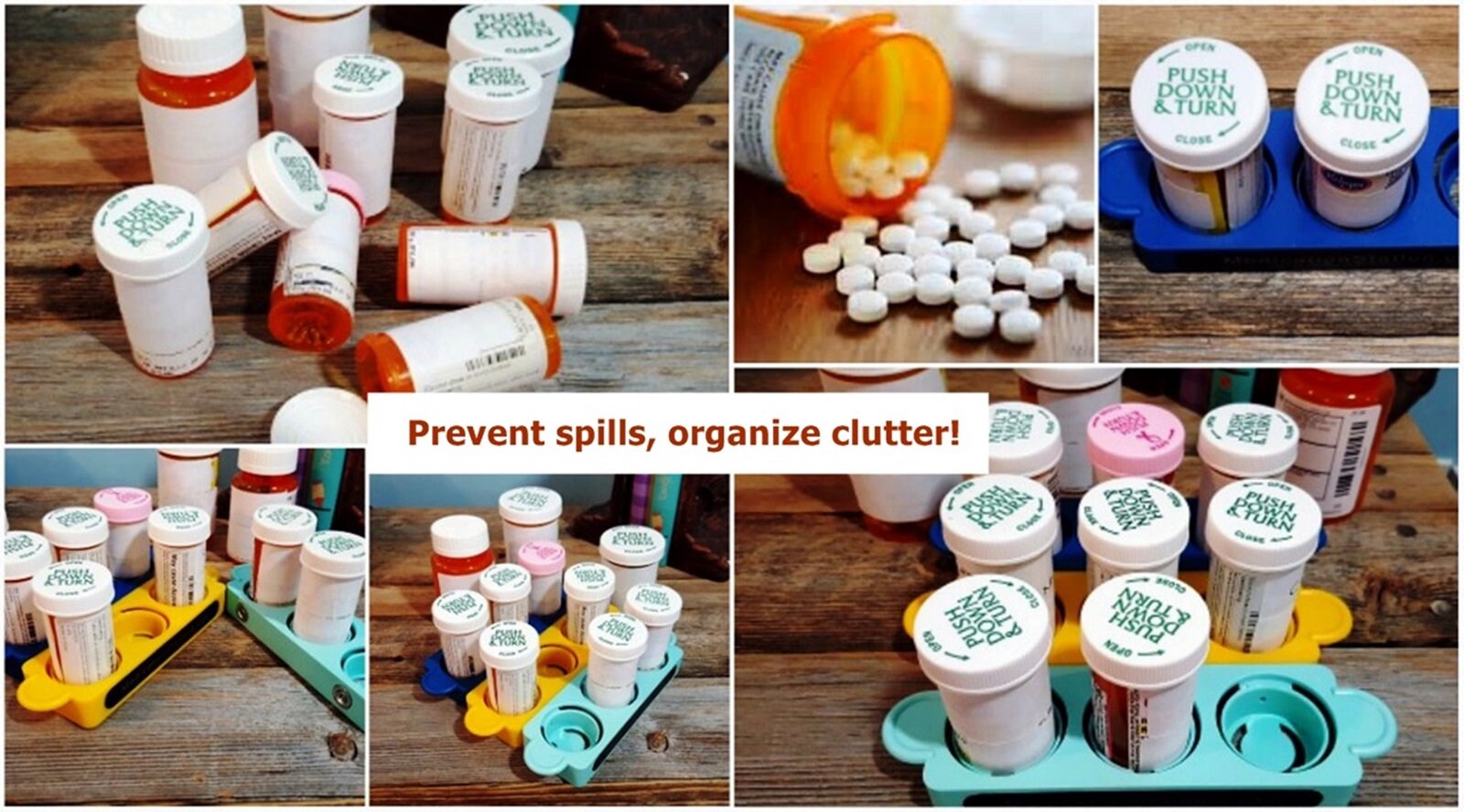Pill Bottle Organizers / Medicine Organizers / Pill Etsy