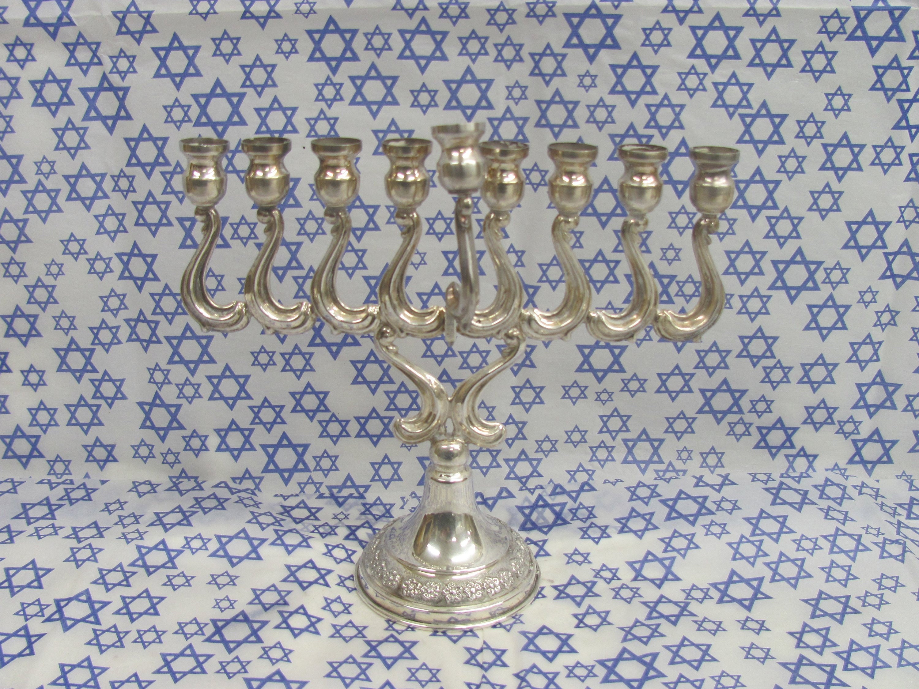 Sterling Silver Menorah 925 Etsy