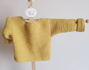 Baby Pulli  handgestrickt, Farbwahl,Größewahl ,