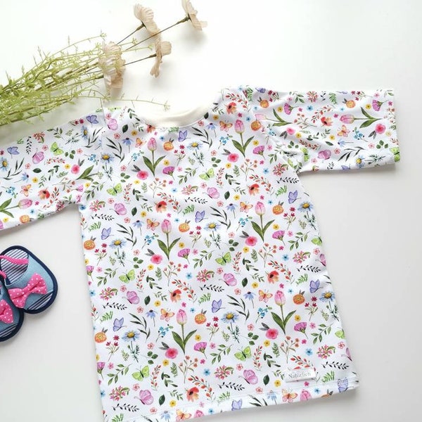 Shirt  Baby Sommerwiese,Baumwolle,Größenwahl