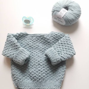 Sweater children's babies, wool (merino), choice of sizes, handmade