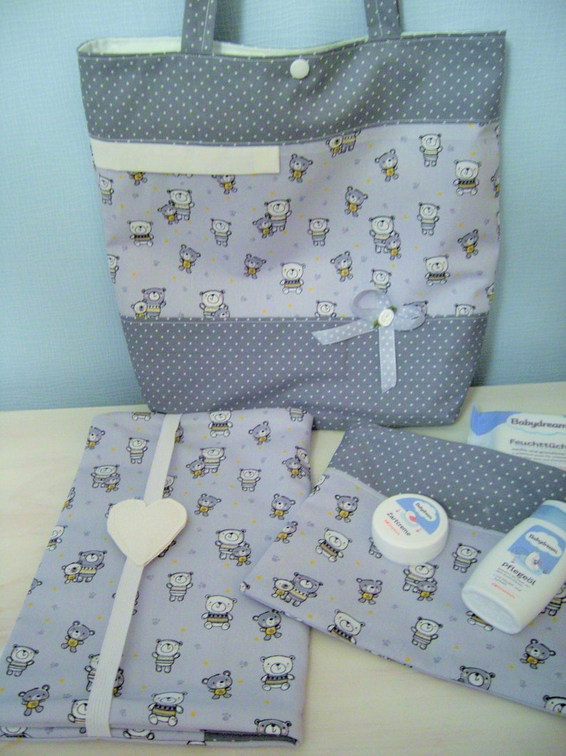 baby on the go gift to give birth bag for mom Diaper bag bag with bear wrap bag