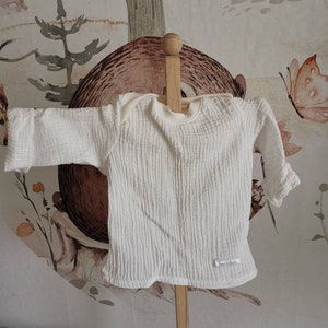 Muslin shirt children, choice of color, choice of size