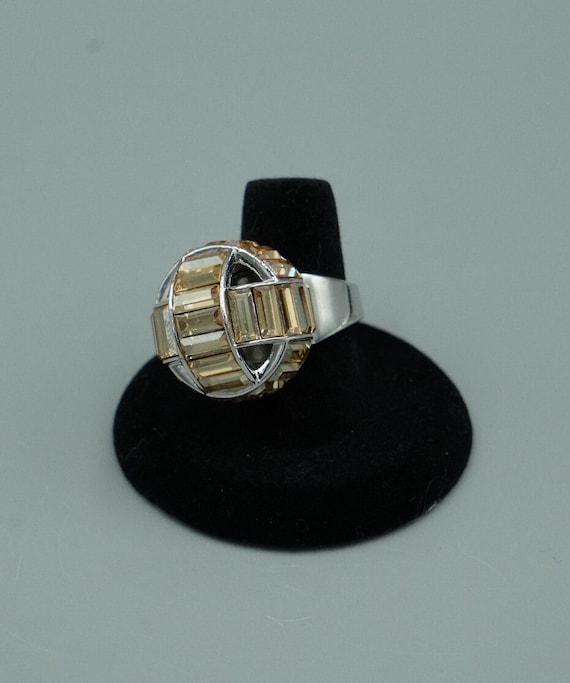 Dazzling rhinestone ring - image 1