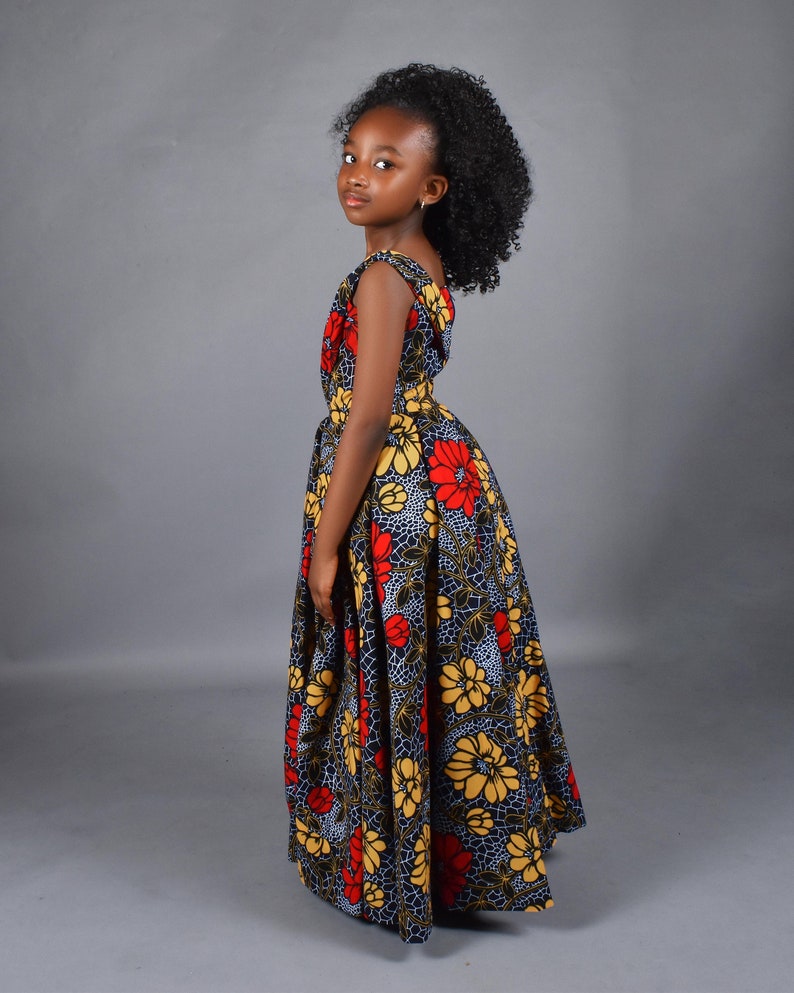 ADUNNI African Print Mummy And Me Gown Set image 3