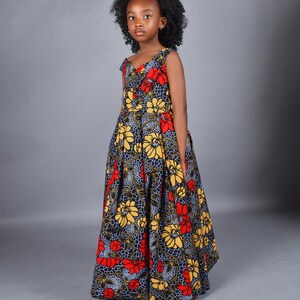 ADUNNI African Print Mummy And Me Gown Set image 2