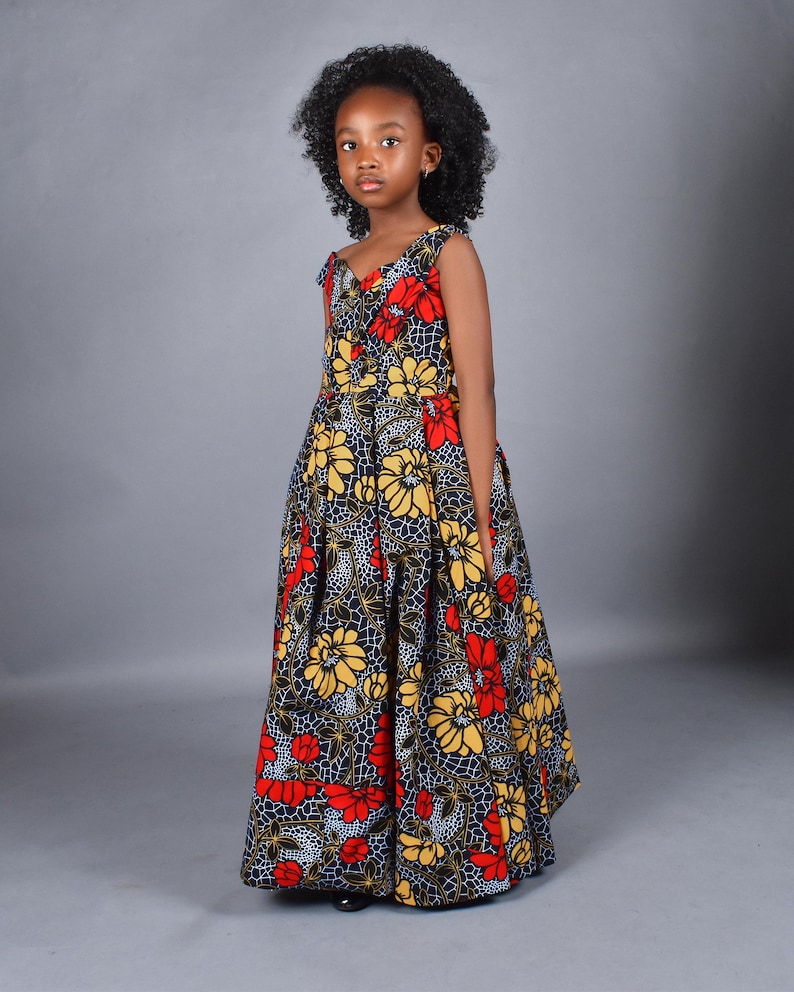 ADUNNI African Print Mummy And Me Gown Set image 2