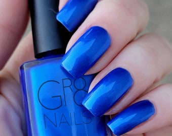 Summer Stargazing Royal Blue Holographic Nail Polish - Etsy