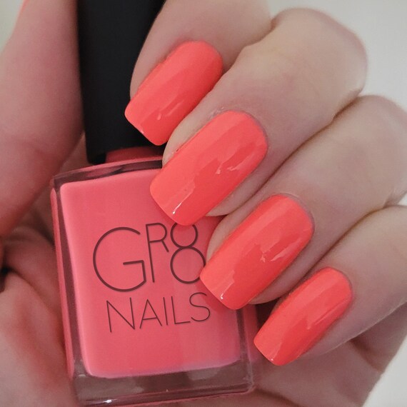Bright Coral Nail Polish — free download