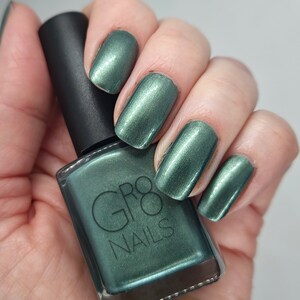 Forbidden Forest: Green Nail Polish Hand Mixed by GR8 Nails image 2