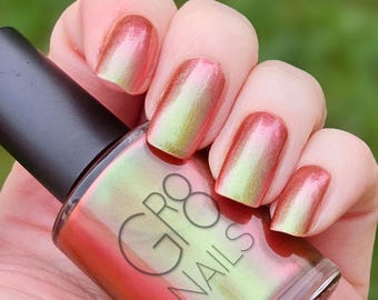Sorcery: Chameleon Multichrome Nail Polish Color Shifting 15ml, 10-Free Handmade by GR8 Nails