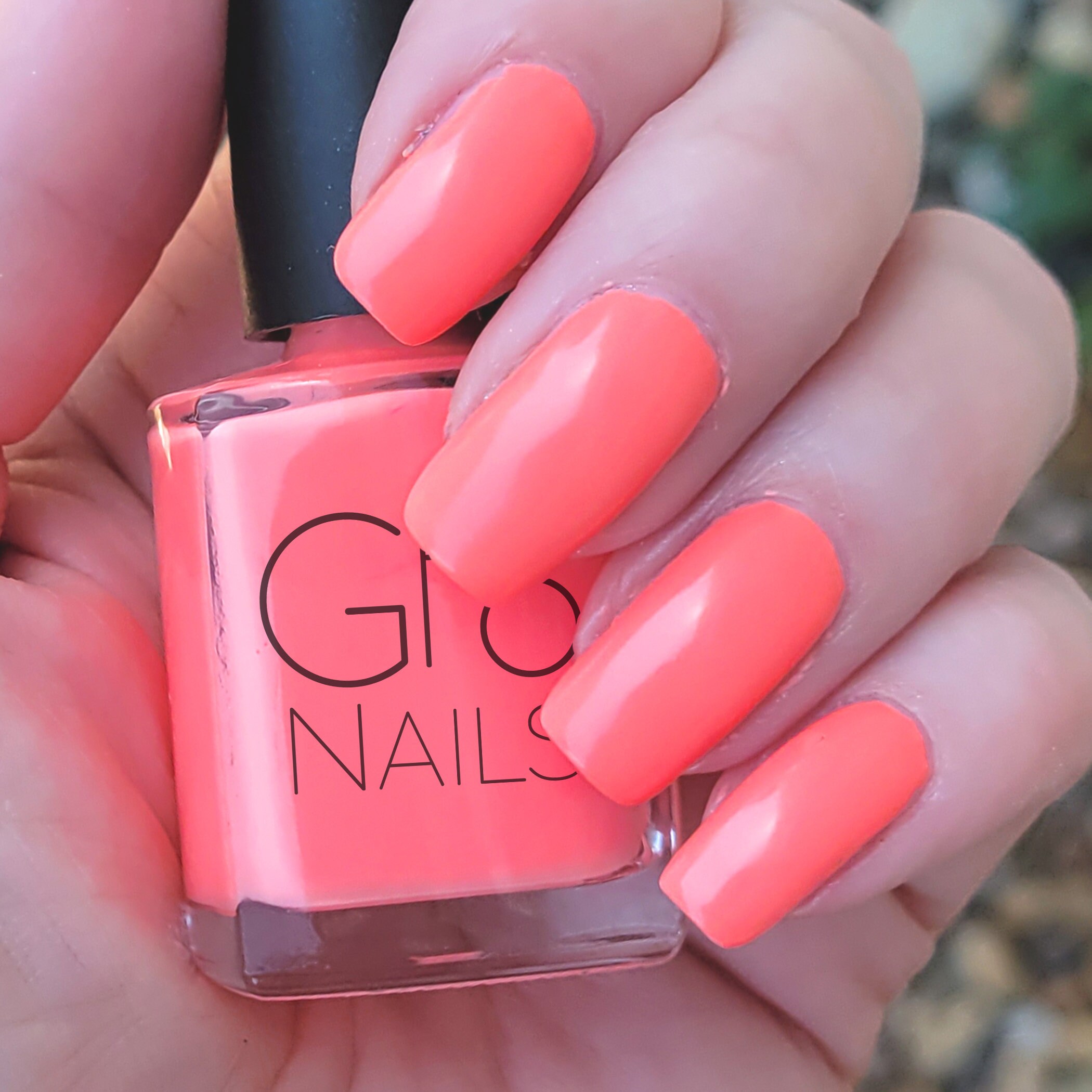 Neon Peach Nails - Etsy Neon Peach Nails - Etsy