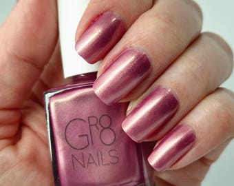 Rose Blush: Pink Nail Polish 15ml, 10 Free, Cruelty Free, Vegan Friendly
