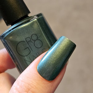 Forbidden Forest: Green Nail Polish Hand Mixed by GR8 Nails image 5