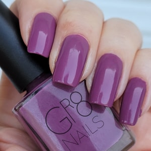 Cupids Dart: Purple Nail Polish Handmade by GR8 Nails