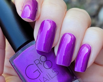 Unicorns Do Exist: Purple Nail Polish Hand Mixed by Gr8 Nails