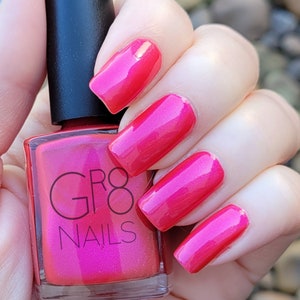 Fruit Punch: Pink Nail Polish Hand Mixed by GR8 Nails