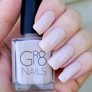 Minimalist: Neutral Nail Polish Handmade by GR8 Nails