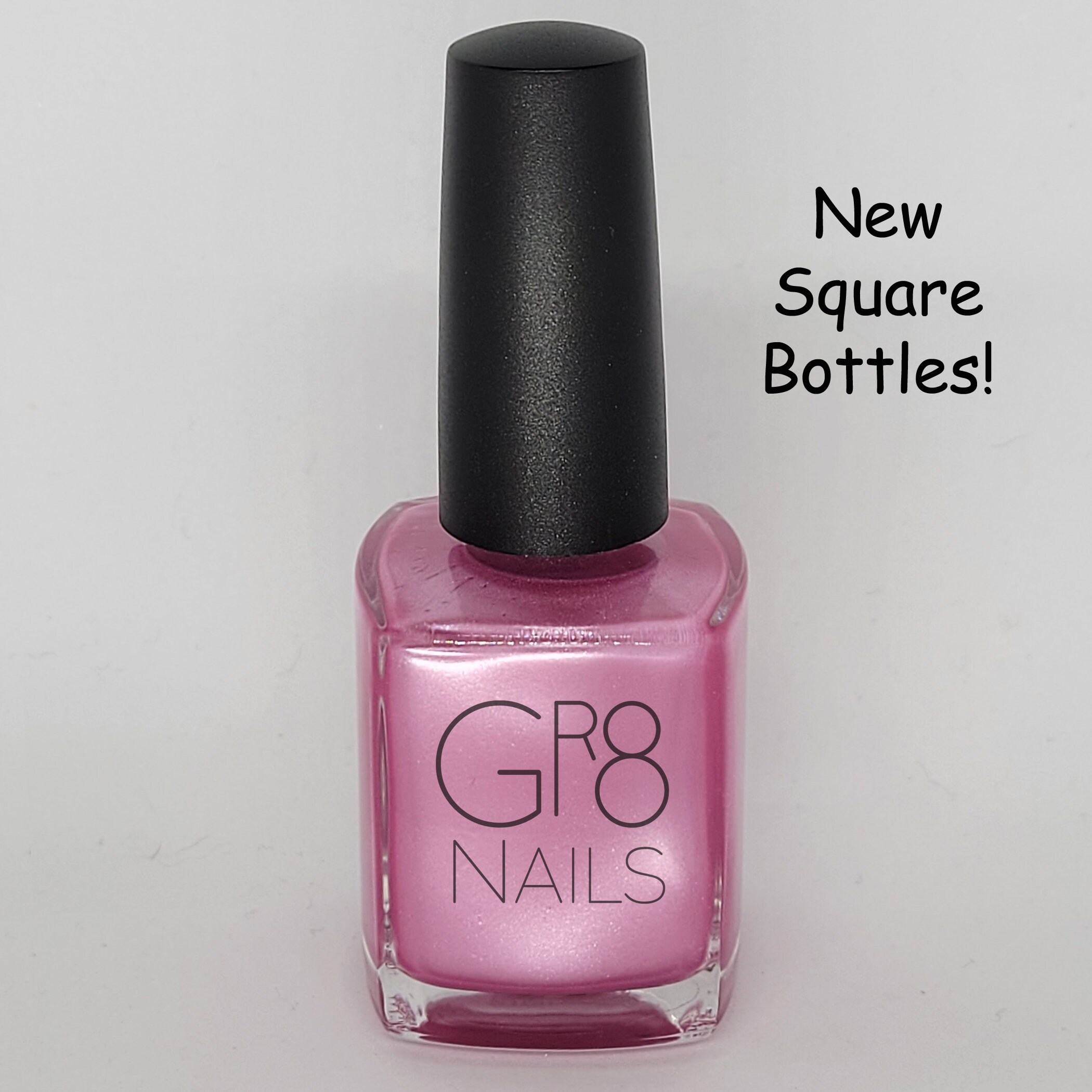 Buy Strawberry Shortcake: Pastel Pink Shimmery Nail Polish Hand Mixed by  Gr8 Nails Online in India - Etsy