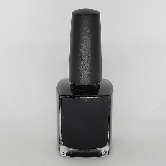 Black Ice: Sheer Black Jelly Nail Polish Hand Mixed by Gr8 - Etsy