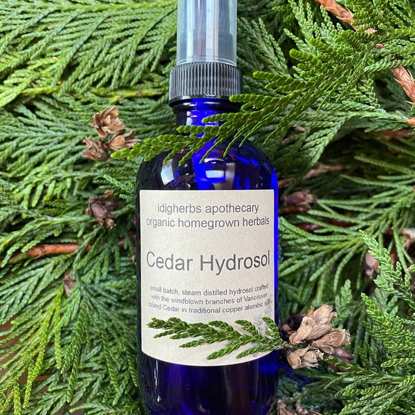 Cedar Hydrosol Aromatherapy Forest Bathing Tree Lover Pacific Northwest Forest Lover Floral Water Yoga Meditation