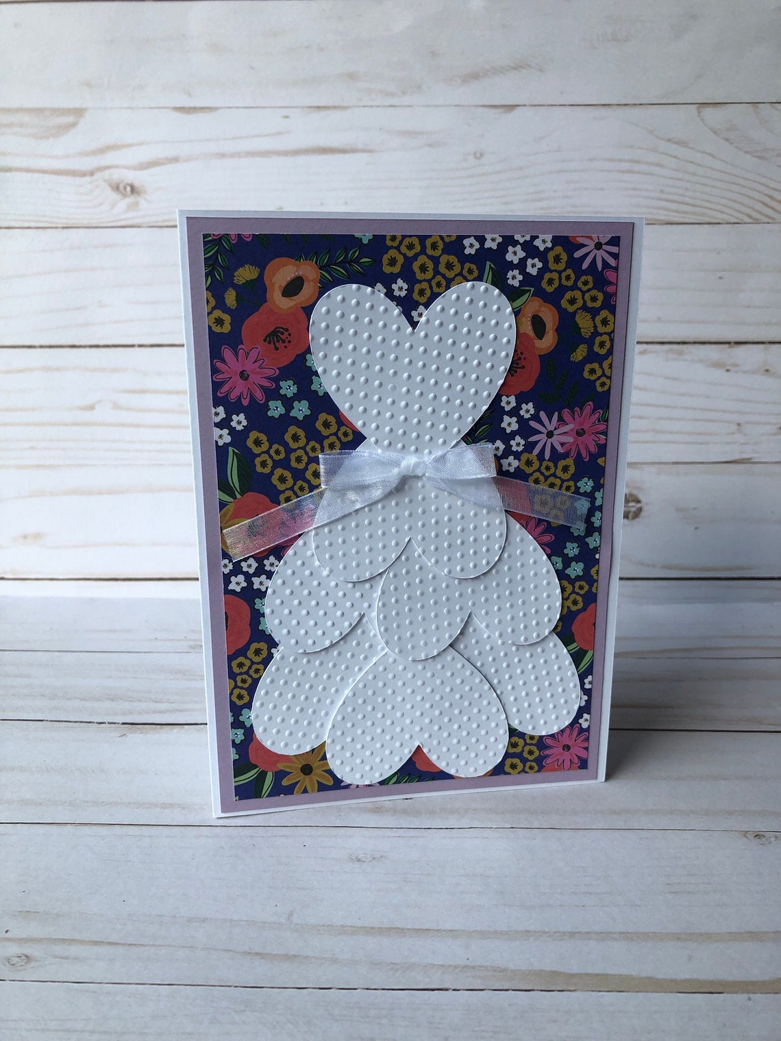 Bridal Shower Card Handmade Card For Bride Happy Bridal Etsy
