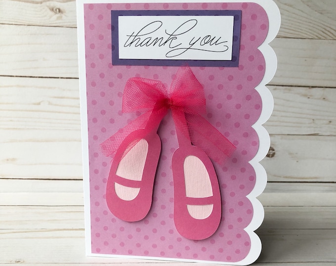 Thank You Dance Teacher Card Ballet Card Ballet Teacher Etsy