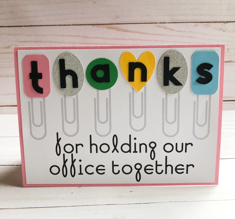 Administrative Professionals Day Card Card For Receptionist Etsy
