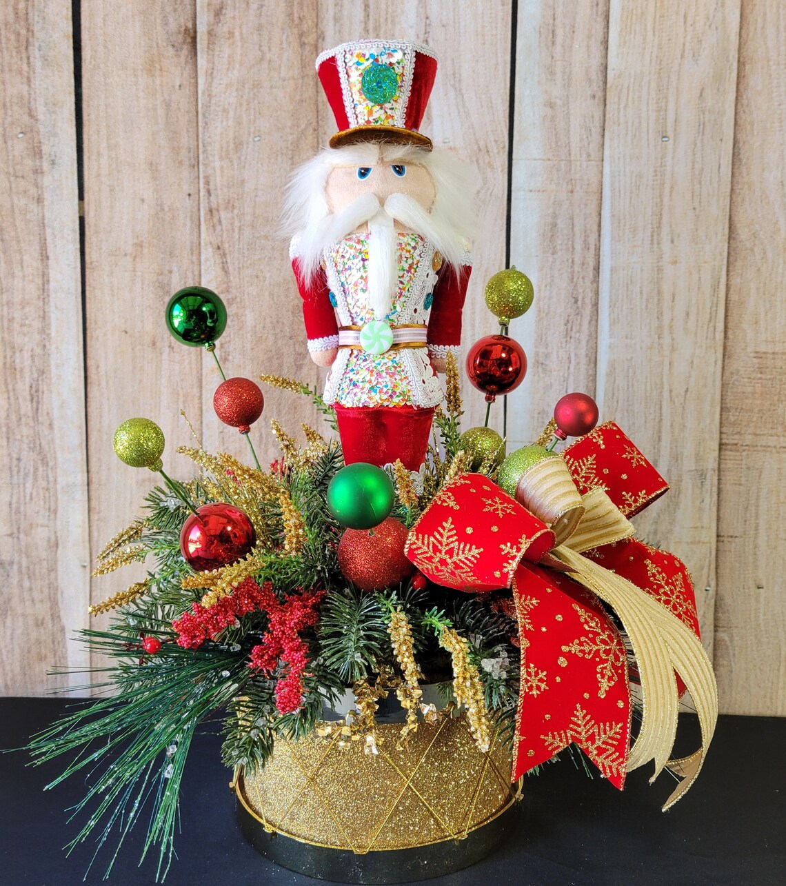 Nutcracker Centerpiece for Table Nutcracker Decorations Etsy