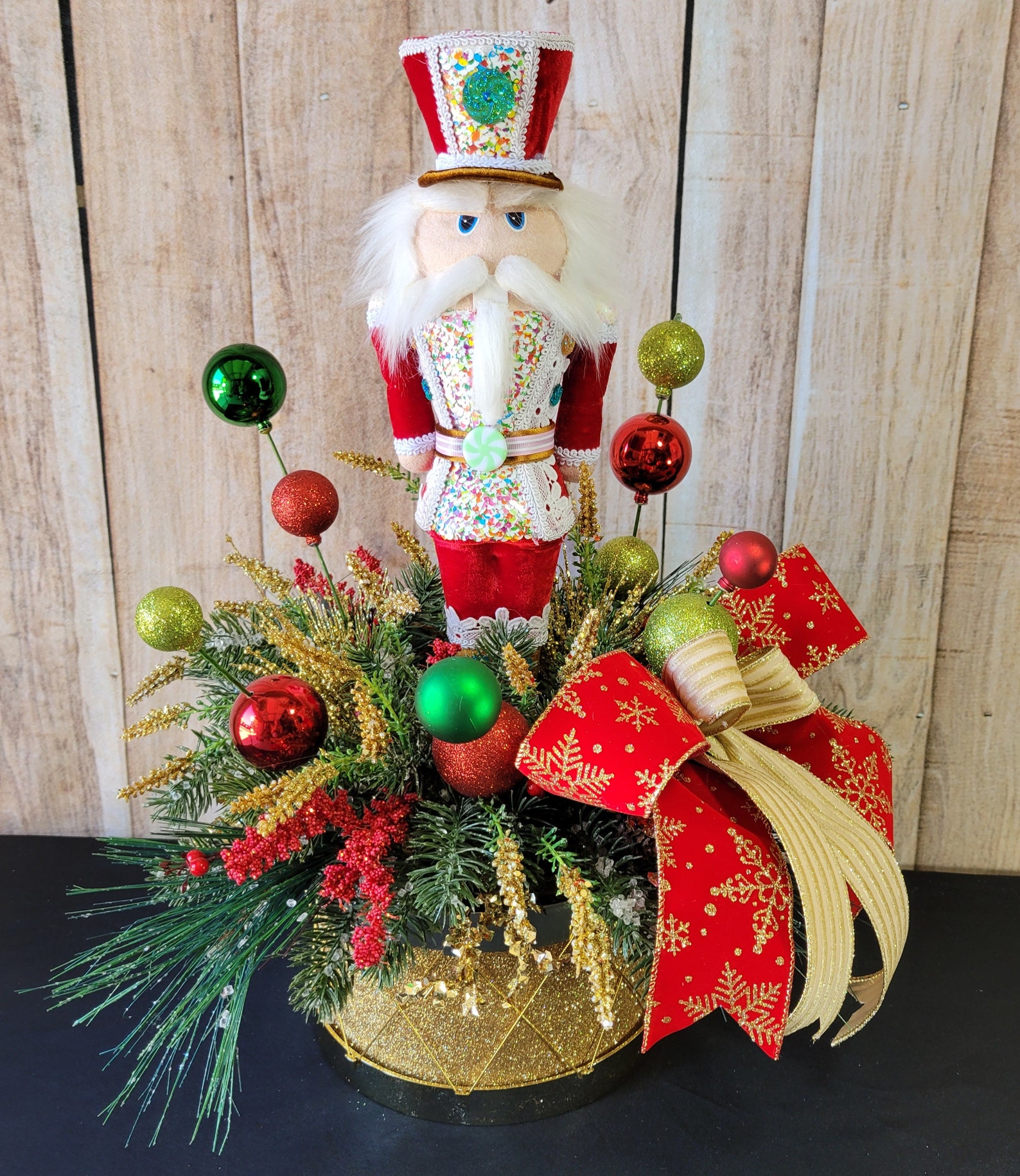 Nutcracker Centerpiece for Table Nutcracker Decorations Etsy