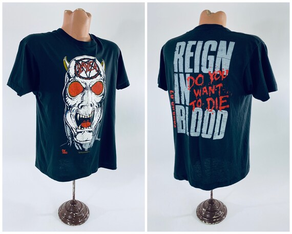 Vintage Slayer Reign In Blood Def Jam Tour Tee 198