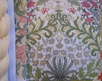 Tapestry Kit, Needlepoint Kit - William Morris, Garden