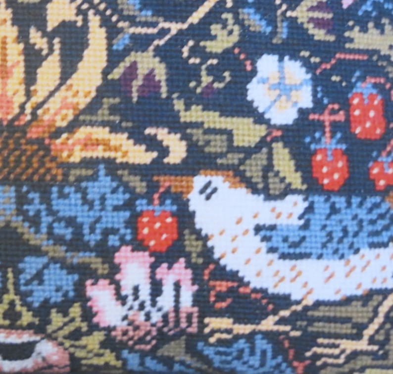 Tapestry Kit Needlepoint Kit William Morris Strawberry Etsy
