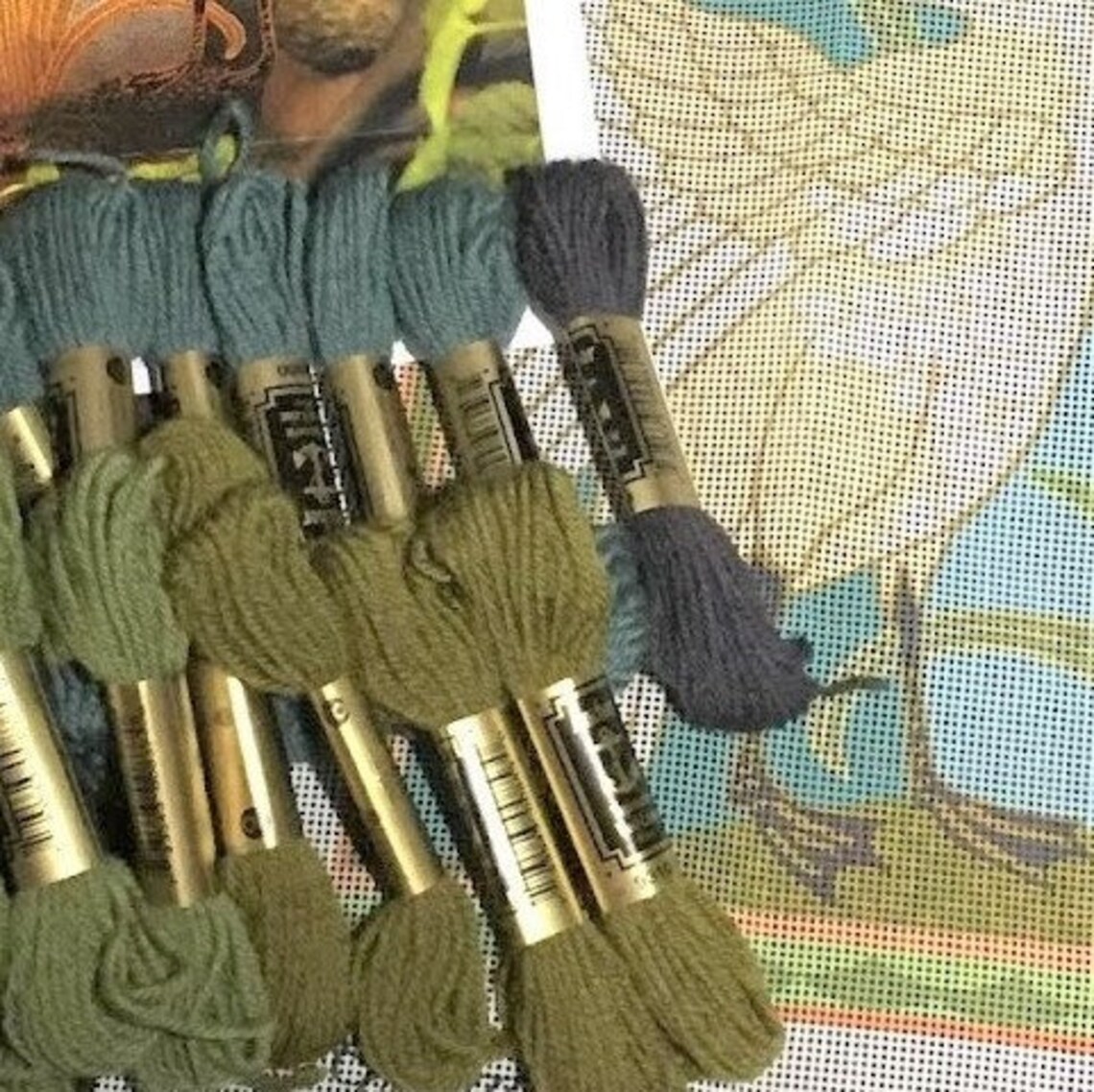 Tapestry Needlepoint Kit Swans Wallhanging Medieval Etsy UK